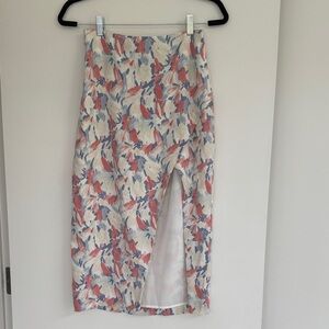 Abercrombie & Fitch Print Midi Skirt